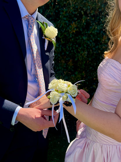 Wrist Corsage and Button Hole set